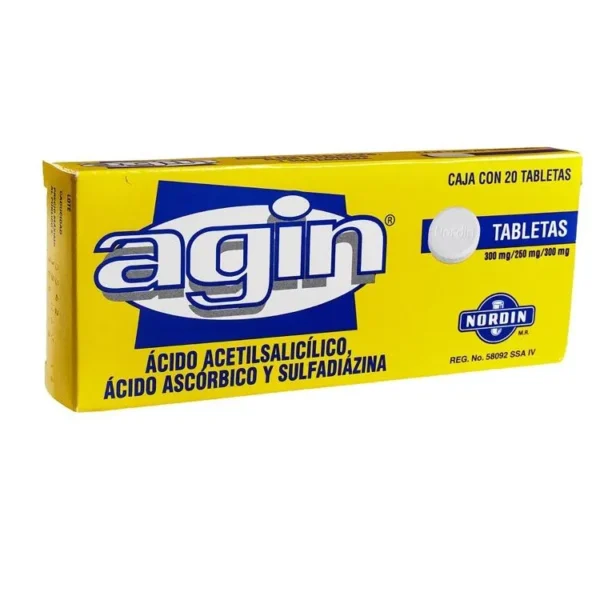 AGIN C/20 TABLETAS